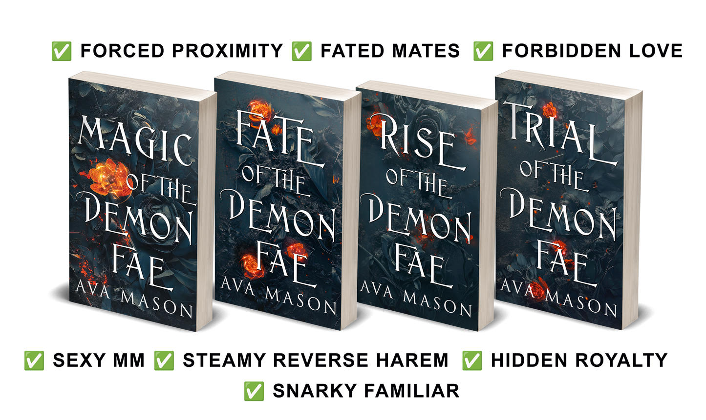 A Forbidden, Fated Mates, Romantasy 4 Book Paperback Collection; Kingdom of the Demon Fae