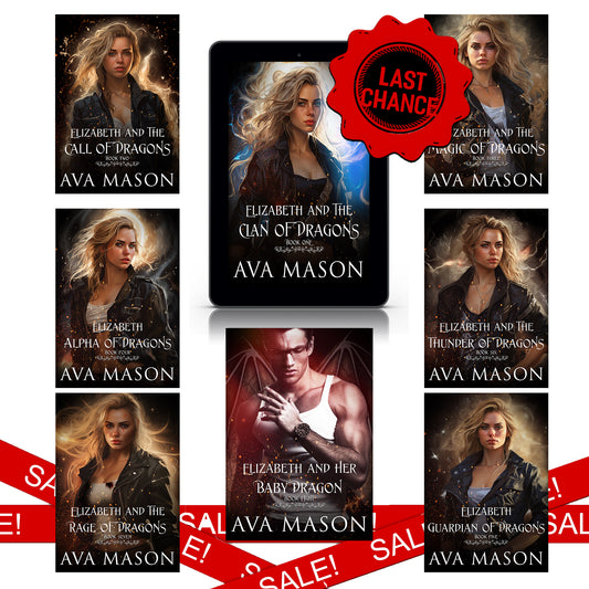 😱 Last Chance--40% OFF!!😱 Complete 8 eBook collection of Lizzy and Her Dragons